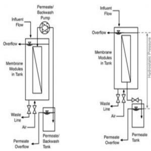 Normal vs. improved membrane system