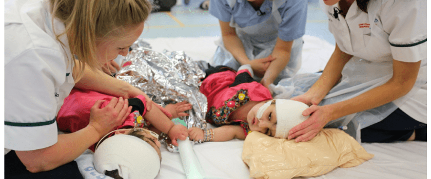 Conjoined twins separated
