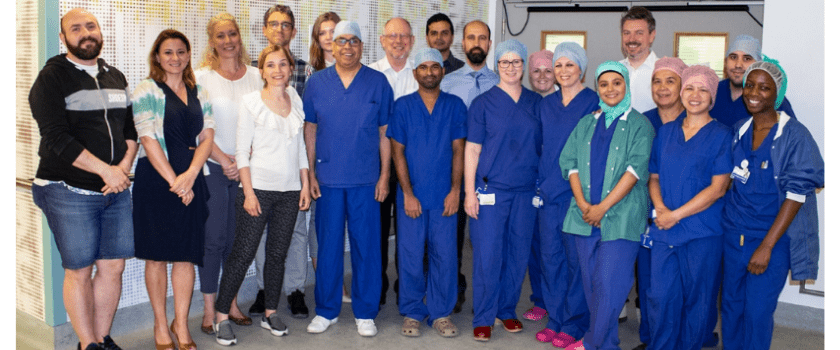 Conjoined twins surgical team