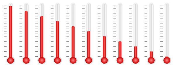 average body temperature declining