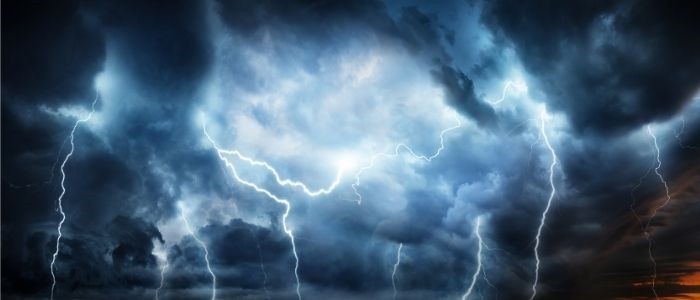 Lightning strikes sky fulgurite origin of life on Earth
