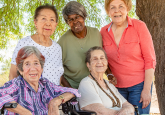 Group of grandmothers elderly women