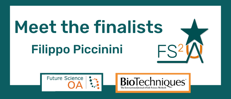 Future Science Future Star Award finalist Filippo Piccinini