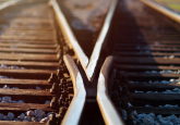 Rail crossing symbolizing decision making